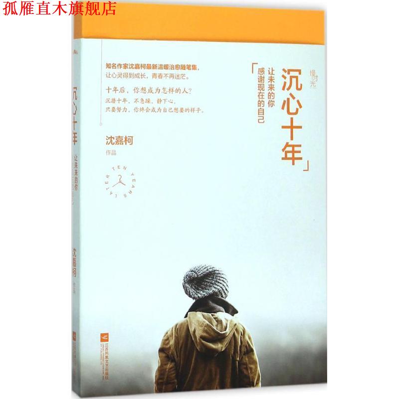 【正版书】 沉心十年,让未来的你感谢现在的自己 沈嘉柯 江苏文艺出版社