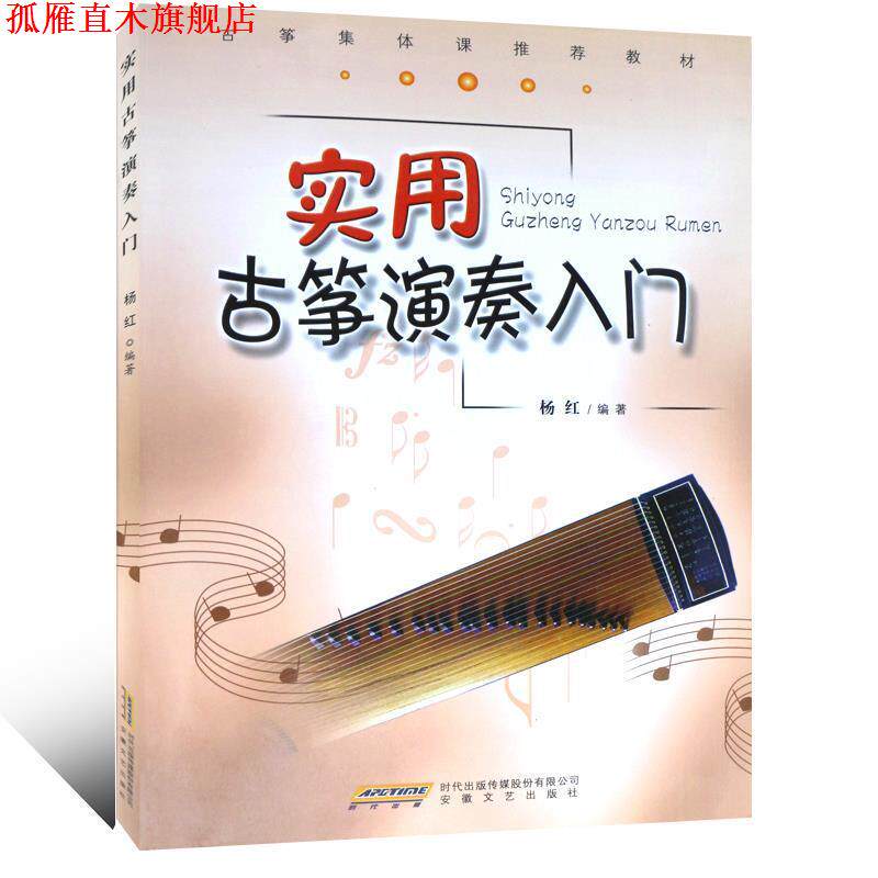 【正版书】 实用古筝演奏入门 杨红 安徽文艺出版社
