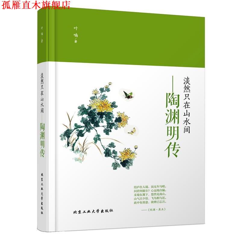 【正版书】 淡然只在山水间—陶渊明传 叶喃 北京工业大学出版社
