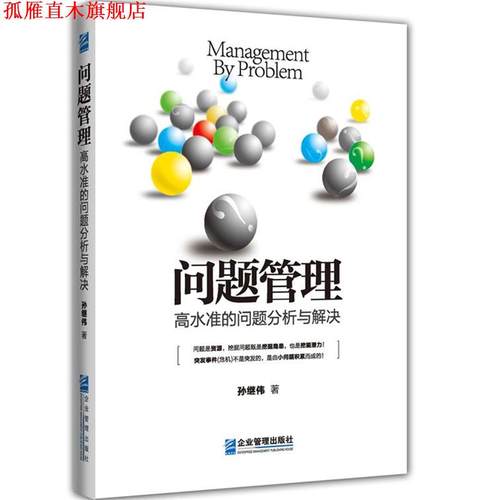【正版书】 问题管理—高水准的问题分析与解决 孙继伟 企业管理出版社