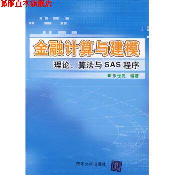 【正版书】 金融计算与建模:理论、算法与SAS程序 朱世武 著 清华大学出版社