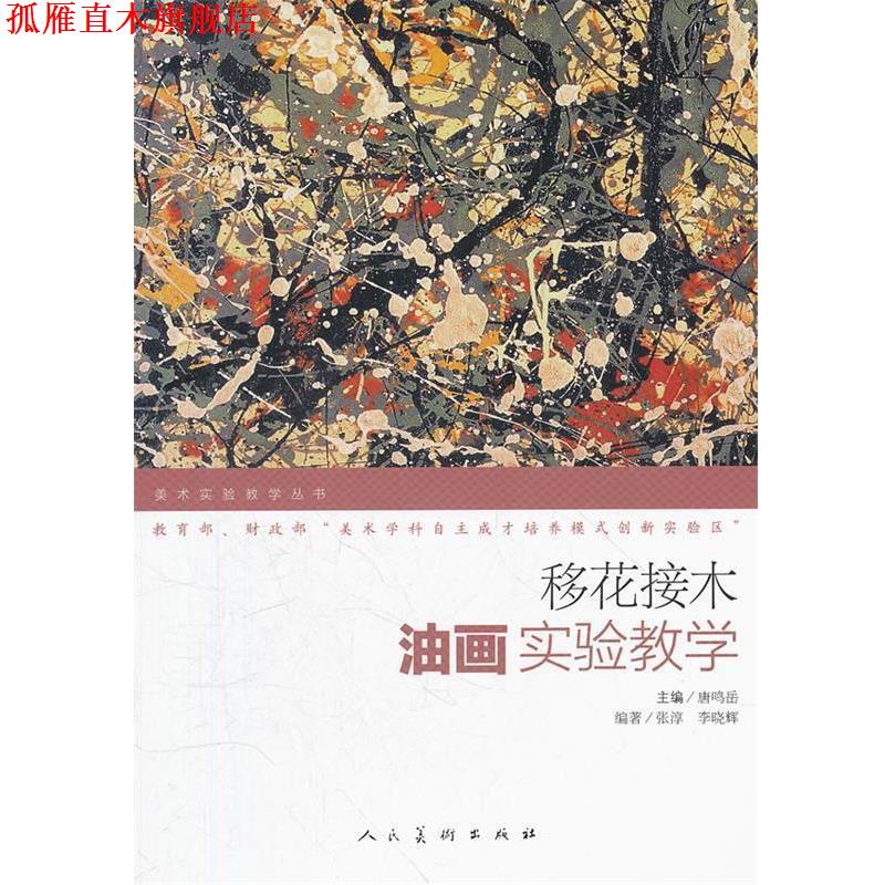 【正版书】 移花接木油画实验教学·美术实验教学 张淳,李晓晖　编绘 人民美术出版社