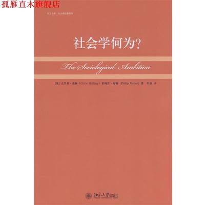 【正版书】 培文书系.社会理论新视角—社会学何为？ （英）克里斯·希林,·梅勒 著,李康 译 北京大学出版社