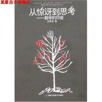 【正版书】 从惊讶到思考:数学的印迹 韩雪涛 著 湖南科学技术出版社