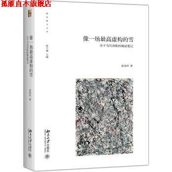 【正版书】 像一场虚构的雪 关于当代诗歌的细读笔记 张清华 北京大学出版社