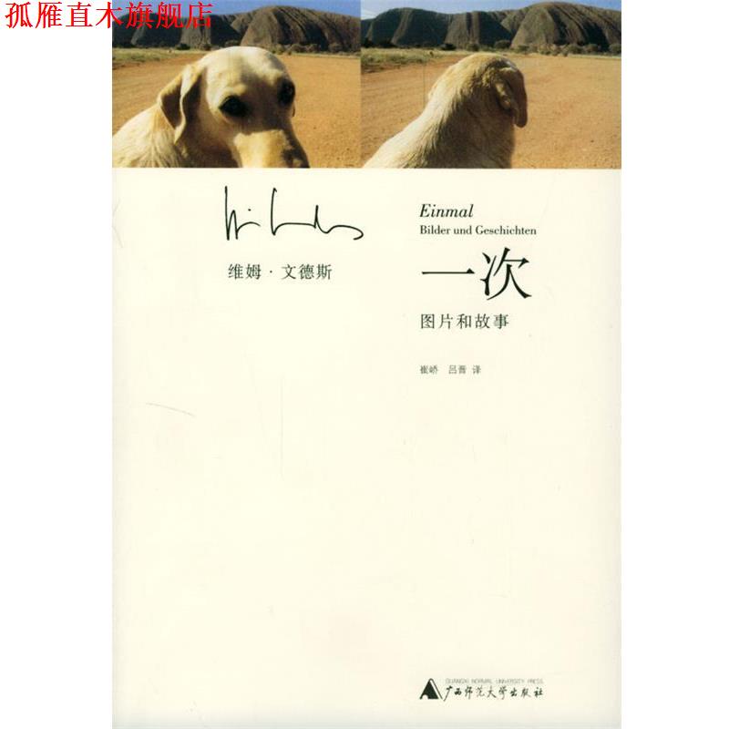 【正版书】 一次—图片和故事 (德)维姆·文德斯 著,崔峤,吕晋 译 广西师范大学出版社