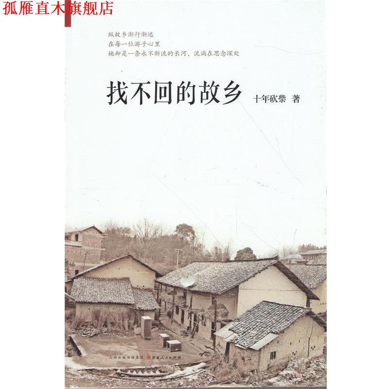 【正版书】 找不回的故乡 十年砍柴 山西人民出版社发行部