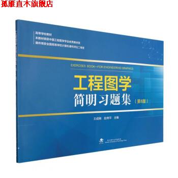【正版书】 工程图学简明习题集 王成刚,赵奇平 武汉理工大学出版社