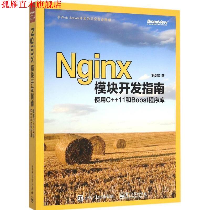 【正版书】 Nginx模块开发指南:使用C++11和Boost程序库 罗剑锋 著 电子工业出版社