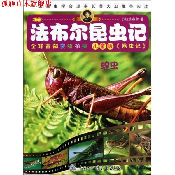 【正版书】 法布尔昆虫记--蝗虫 (法)法布尔 著,杨坤 改编 中国大百科全书出版社