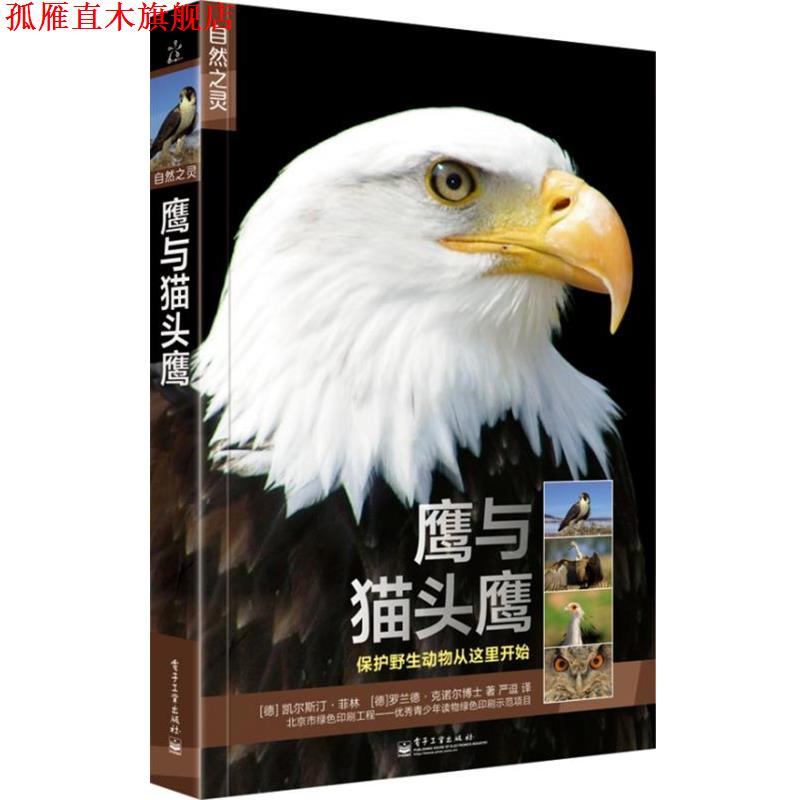 【正版书】 自然之灵鹰与猫头鹰 克林斯汀·菲林 罗兰德·克诺尔博士 著 电子工业出版社