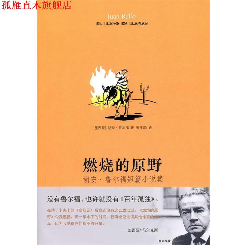【正版书】 燃烧的原野 (墨)鲁尔福 著,张伟劼 译 译林出版社