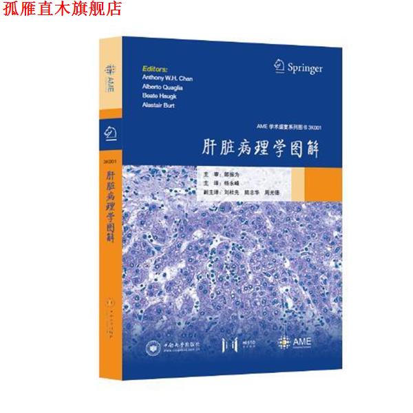 【正版书】 肝脏病理学图解 AME学术盛宴系列图书 AnthonyW.H.Chan,AlbertoQuaglia,BeateHaugk,Alast 中南大学出版社