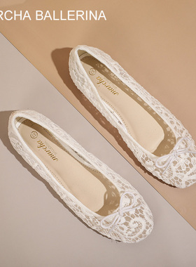 marcha ballerina/玛沙芭蕾芭蕾舞单鞋圆头平底单鞋女浅口透气鞋