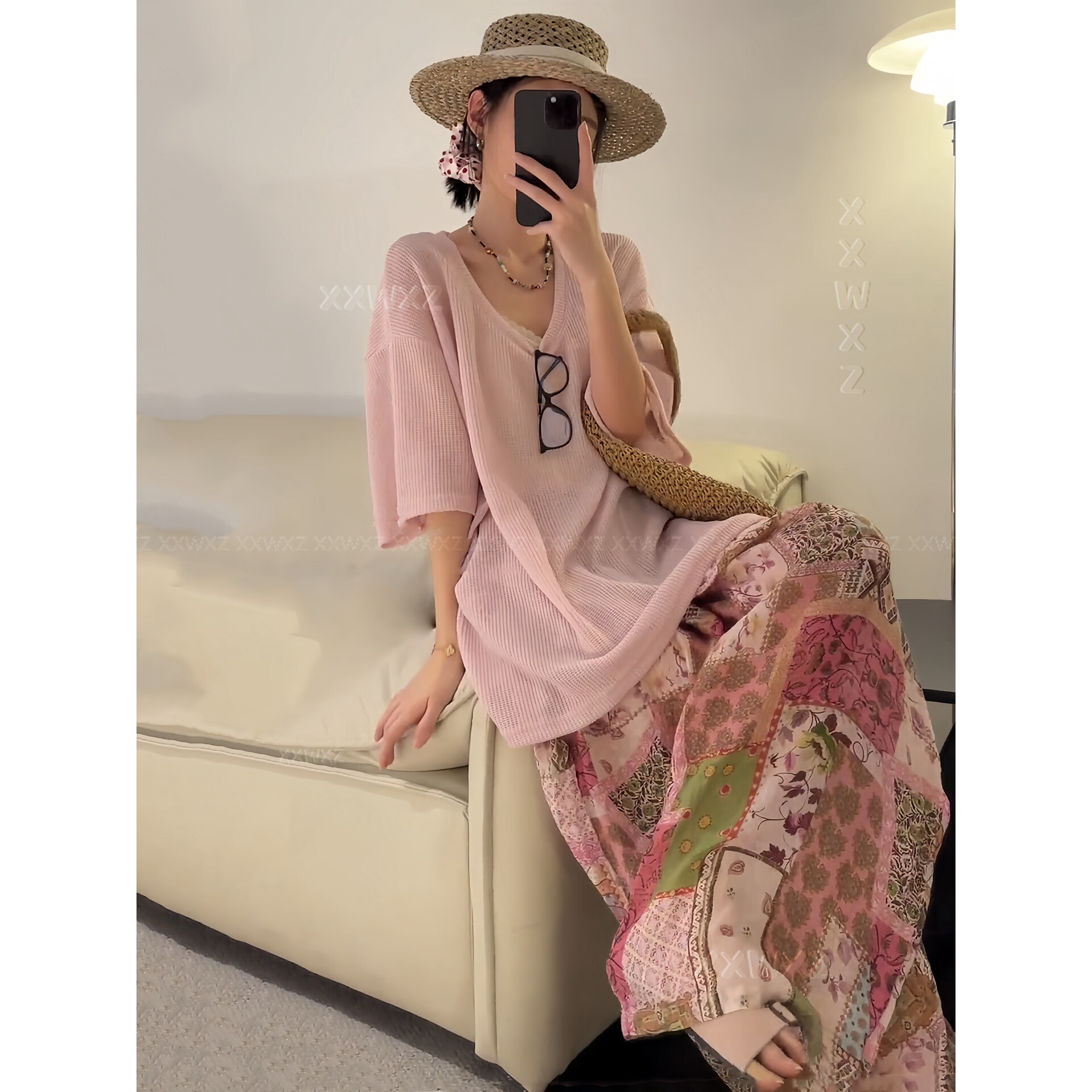 韩国东大门夏季新款慵懒