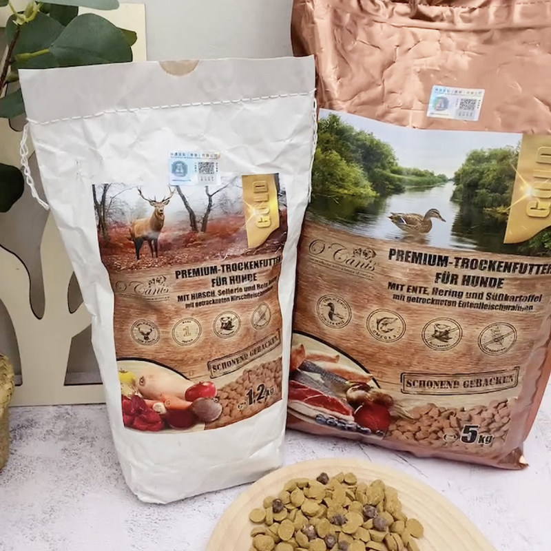 德国O'Canis欧卡尼狗粮金装低温烘焙风干低敏低脂生骨肉无谷进口