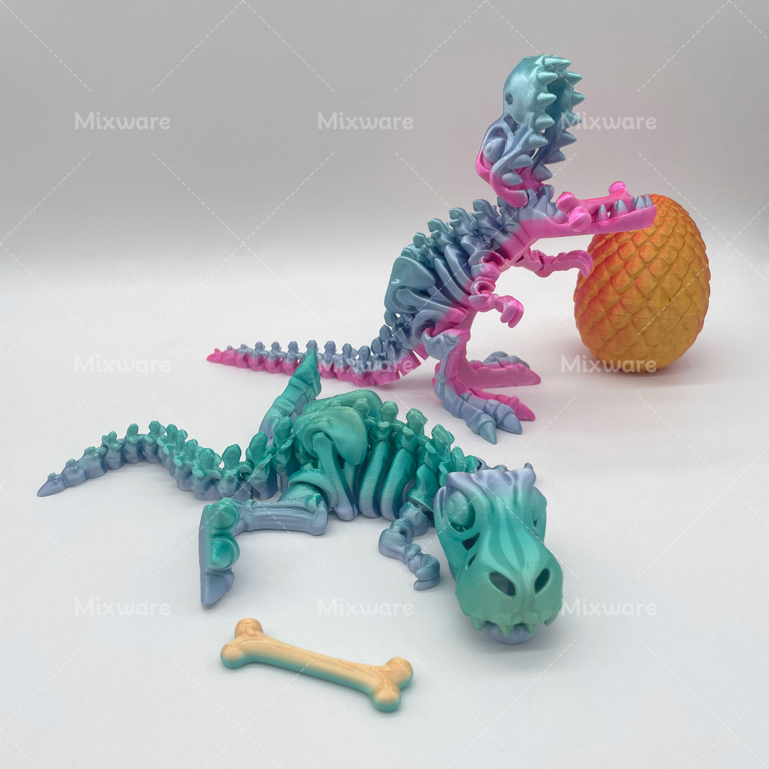 关节可动骷髅骨架霸王龙益智玩具