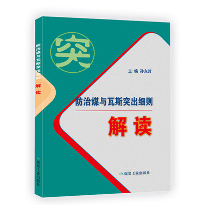 2019新修订版 防治煤与瓦斯突出细则解读 孙东玲主编 防突细则解读释义煤炭工业出版社2