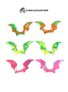 【CITM】荧光色翅膀配件DIY球鞋配饰鞋带扣三色手工制品