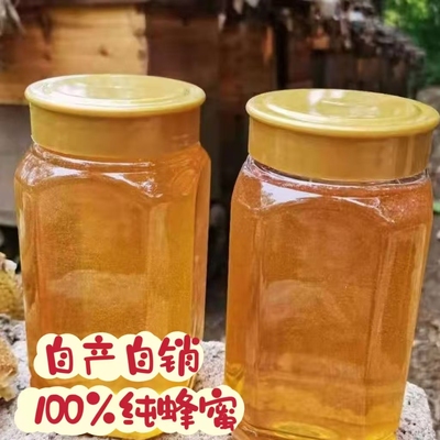 洋槐蜜百花蜜天然野生刺槐荆条蜜