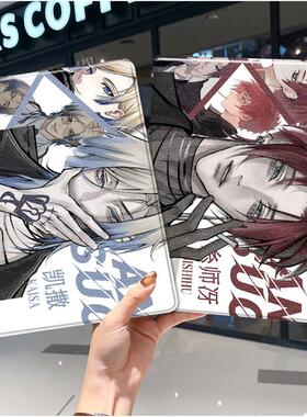 蓝色监狱华为平板matepad11保护套5s壳air12周边v8pro外壳8荣耀9m6带笔槽x8小米76三折5pro适用6s红米se2024