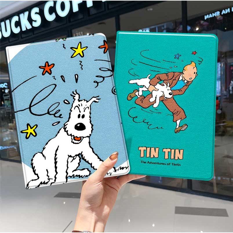 丁丁历险记ipad10保护套pro2024款11寸5苹果air7平板mini6壳4迷你3适用2三折2020带笔槽8第9代2021周边2018九