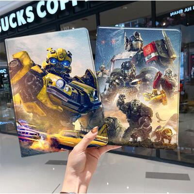 变形金刚ipad10保护套pro2024款11寸6苹果air8平板mini7壳5迷你4适用3三折2带笔槽2018十1第9代8九2022擎天柱