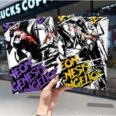 EVA初号机ipad10保护套pro2024款11寸5苹果air6平板mini7壳4迷你3适用2三折1带笔槽2018九8第9代2020联名2021