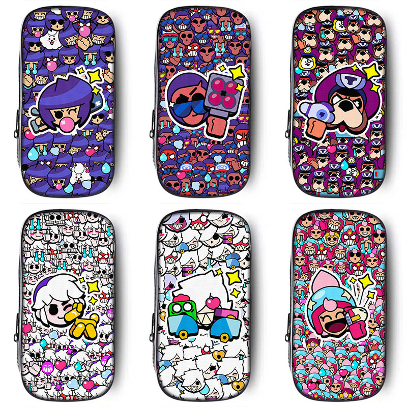 高清打印，三层大容量帆布笔袋。