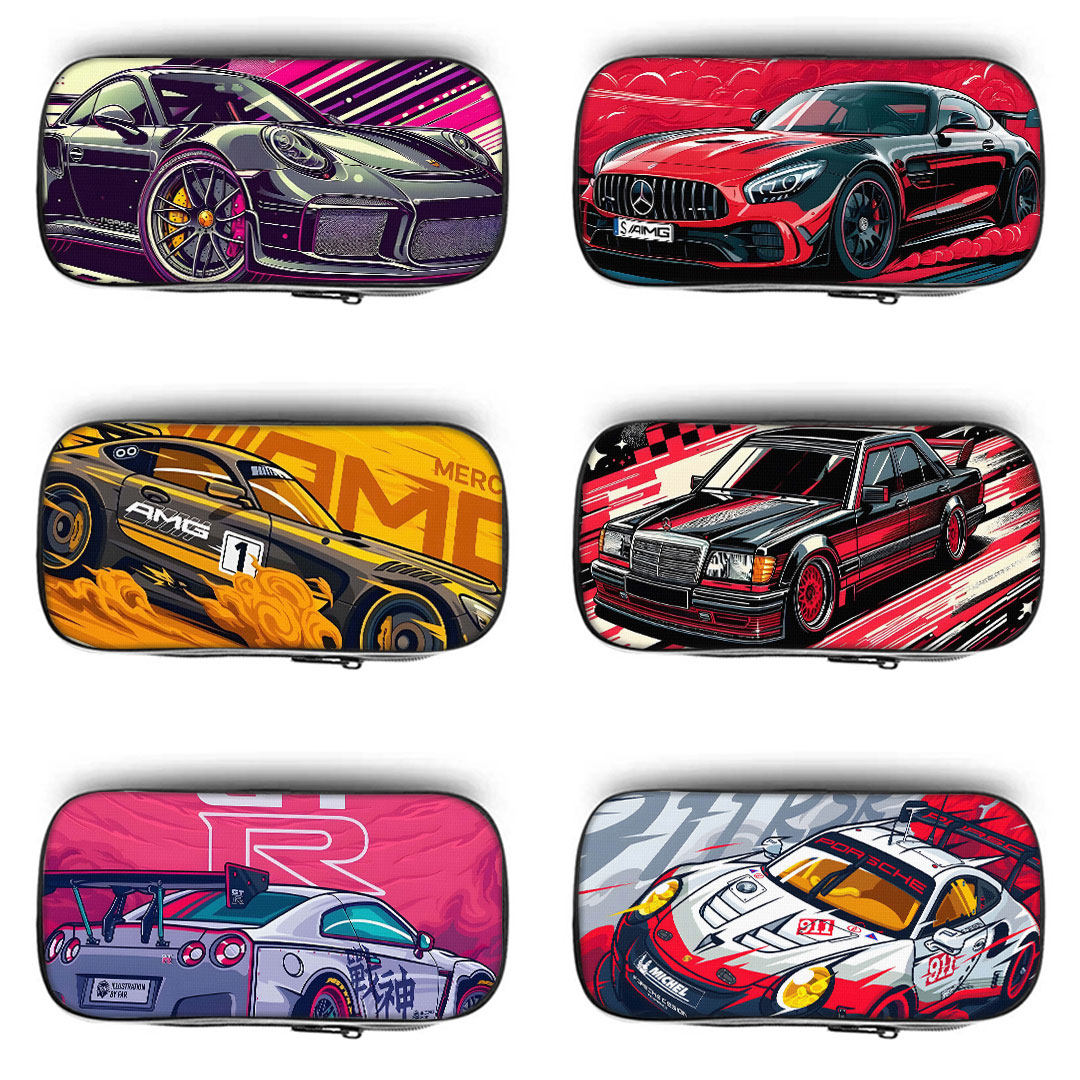 JDW极品飞车赛车笔袋大容量小学生铅笔盒2026新款超火文具袋初中生笔盒学生文具盒儿童网红爆款男女生男孩款