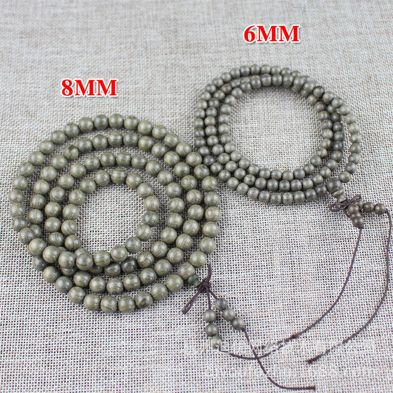 厂家阴沉金丝楠木乌木108颗佛珠手链男女款念珠饰品自然香