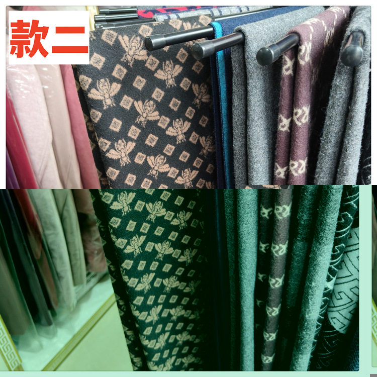 寿衣配件仿羊绒格子围巾双面加长围巾两用百搭披肩新款时尚现代款