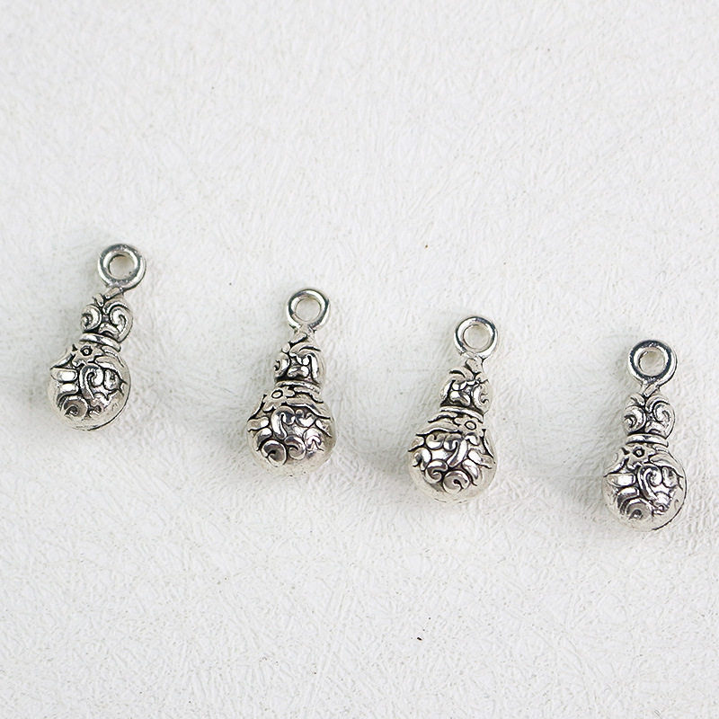 厂家藏银小葫芦吊坠DIY手串佛珠文玩配件手机链包包合金挂件,饰品/流行首饰/时尚饰品新,银饰吊坠,淘宝优惠券,粉丝福利购,淘宝优惠卷