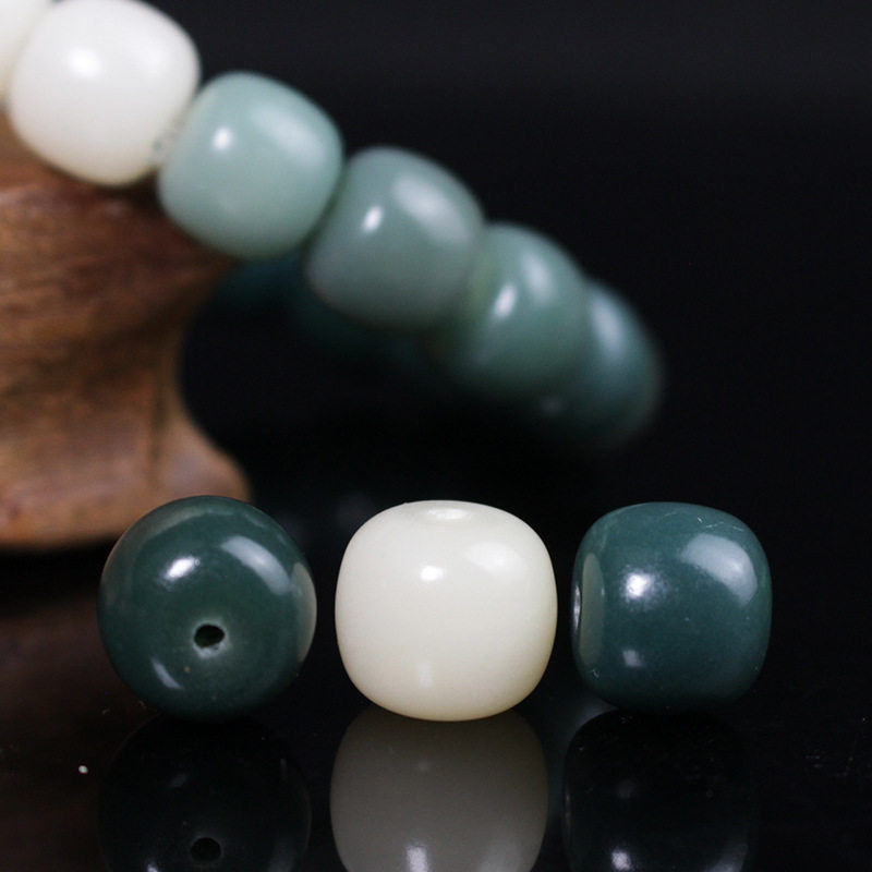 菩提根散珠桶珠渐变绿DIY绕指柔手串佛珠念珠配件多宝绿菩提,珠宝/钻石/翡翠,手饰,淘宝优惠券,粉丝福利购,淘宝优惠卷