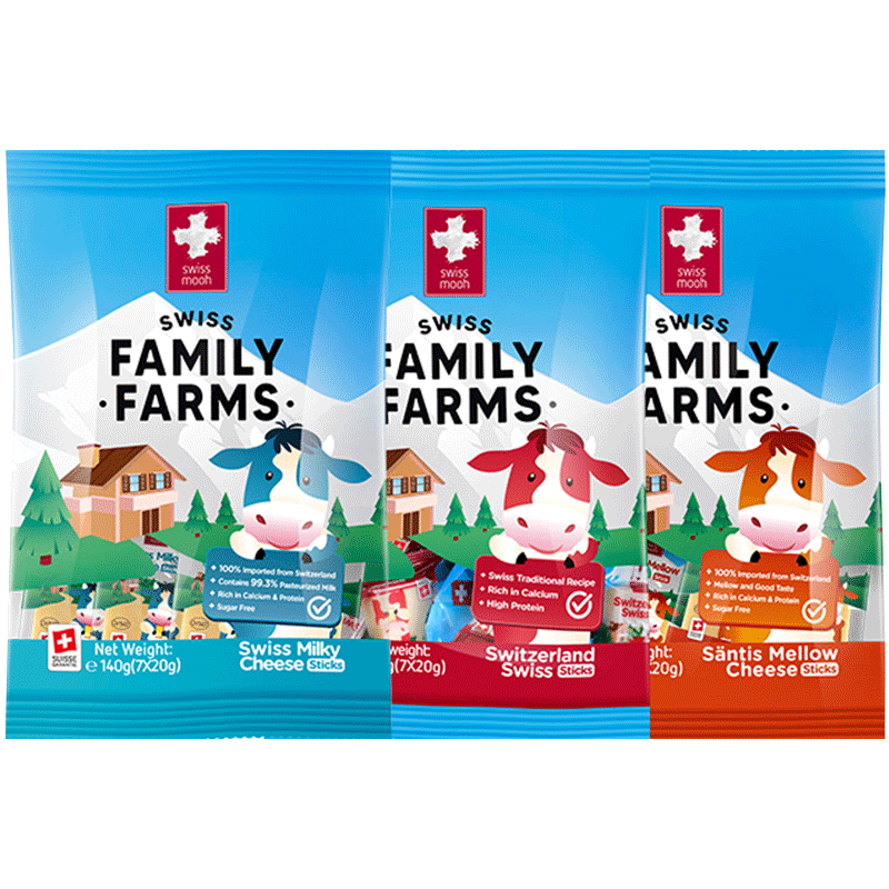 瑞慕瑞士进口儿童原制奶酪棒高钙