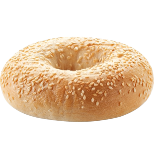 全麦贝果早餐代餐饱腹健身无油手作面包粗粮牧森奶油奶酪贝果欧包