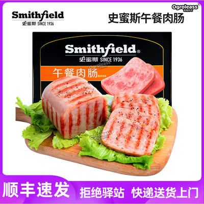 史蜜斯午餐肉肠390g即食火腿肠