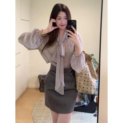 JOYIASS秋日穿搭一整套小个子时尚大方得体风气质轻熟别致ootd套