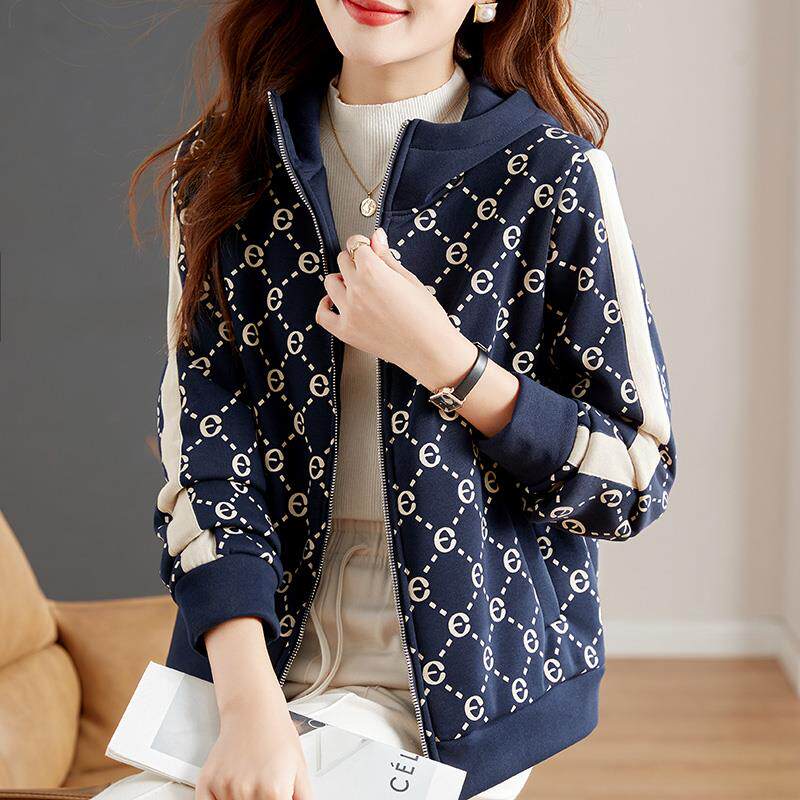 JOYIASS连帽卫衣女秋冬加绒加厚2025年新款爆款冬装上衣时尚开衫