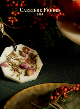 carriere freres香薰蜡牌花园衣柜家用室内车载固体扩香蜡片