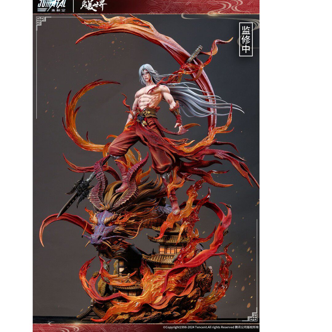 【定金预售】集模堂 腾讯视频《完美世界》动画红衣石昊雕像手办