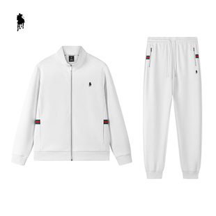 PAOLO GARAGE运动休闲套装2025秋冬新款两件套男士外套卫裤长裤