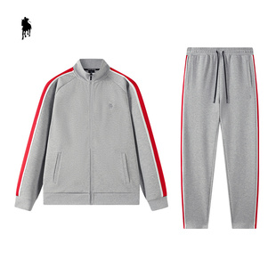 PAOLO GARAGE运动休闲套装男2025秋冬新款时尚百搭外套长裤两件套