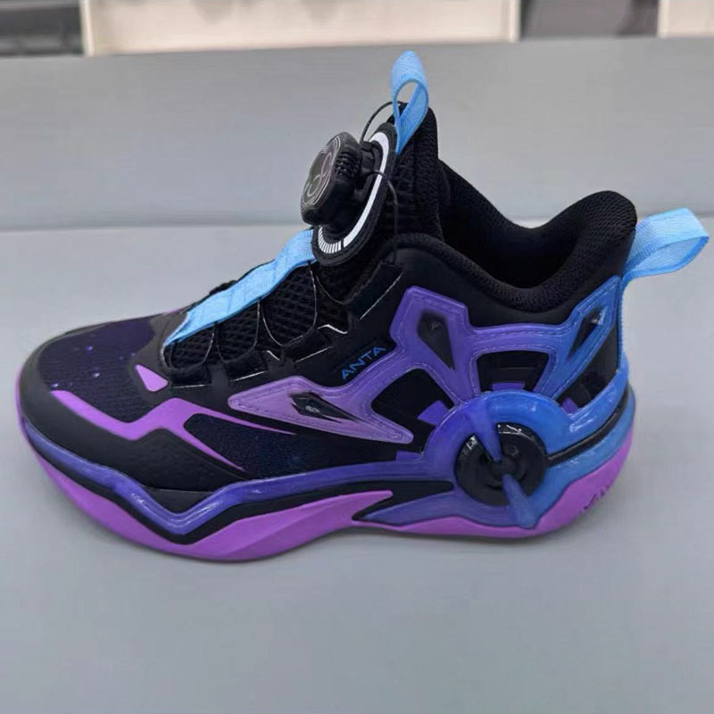 安踏儿童狙击者防滑耐磨篮球鞋