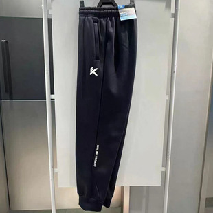 时尚 新款 休闲百搭针织152441311N 冬季 安踏男子加绒运动长裤