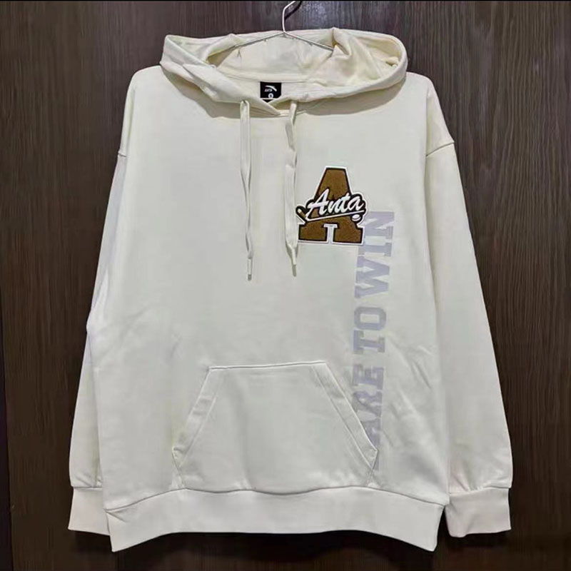 安踏正品秋冬宽松上衣连帽卫衣