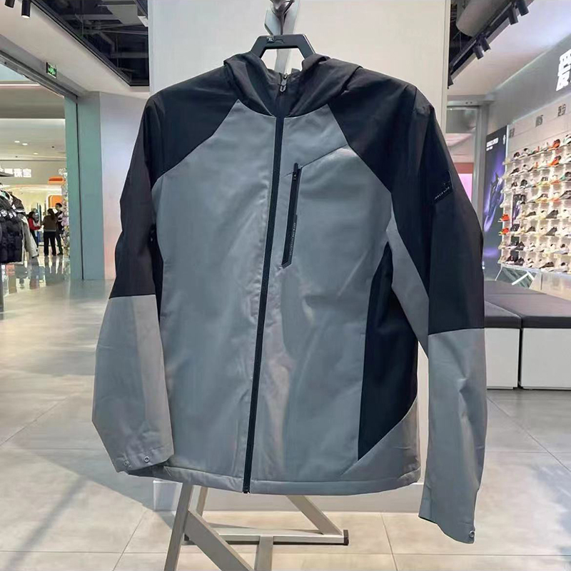 安踏加绒运动夹克外套保暖上衣