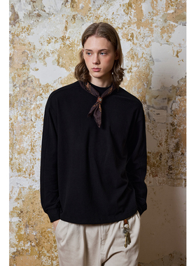 Ntalk 300克莫代尔速暖绒面料前幅立体拼缝剪裁舒适口粮打底T恤