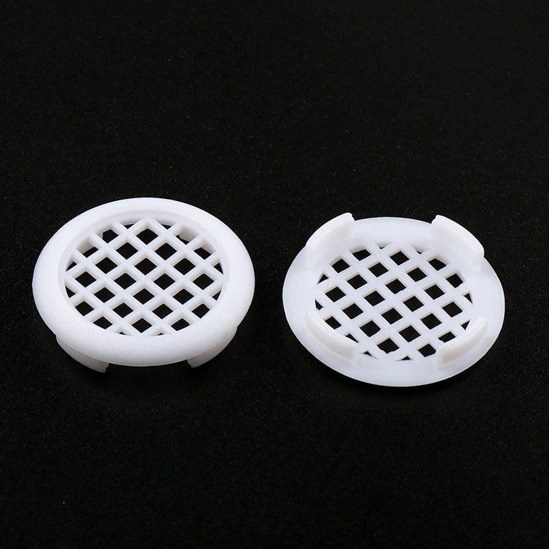 家具塑料透气孔盖 厨柜鞋柜透气网防潮通气孔 双层白色衣柜通风口