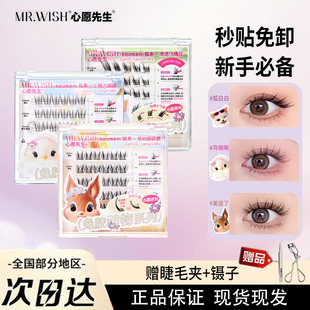 Mr.wish心愿先生免胶假睫毛女自然仿真2025新款 动物系列无需胶水